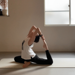 MARE YOGA 鳩の王のポーズ